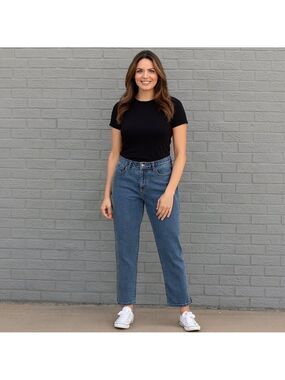 JeanBay Embroidered Denim Jeans | Size 12 | Boho Chic Cropped Fit